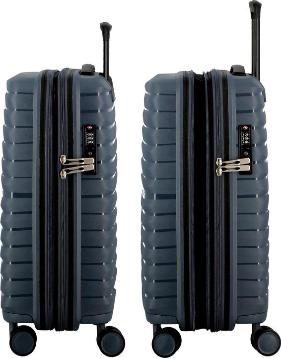 Produktbild Jump Xwave 4 Rollen Kabinentrolley 55 cm mit Dehnfalte (35 l, Handgepäck (bis 50l))