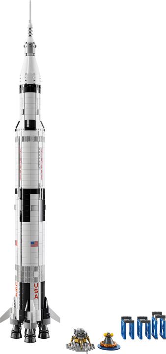 Actual product image LEGO NASA Apollo Saturn V (92176, LEGO Ideas, LEGO Rare Sets)