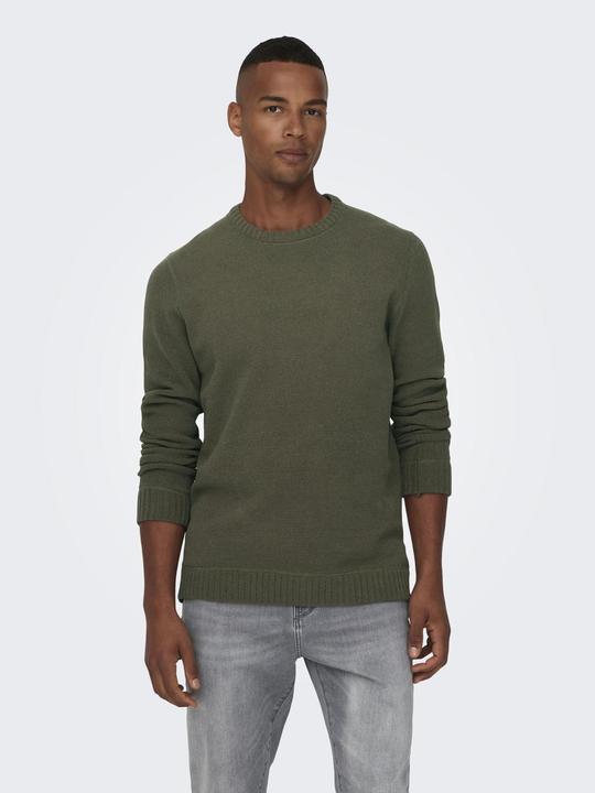 Produktbild Only & Sons Einfarbiger Strickpullover (XS)