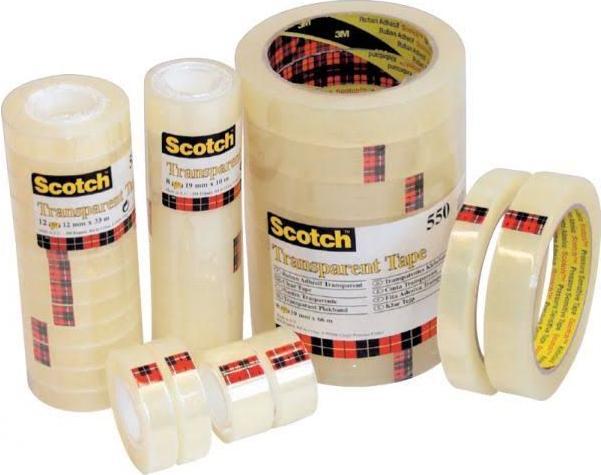 Actual product image Scotch adhesive tape 550, transparent (19 mm)