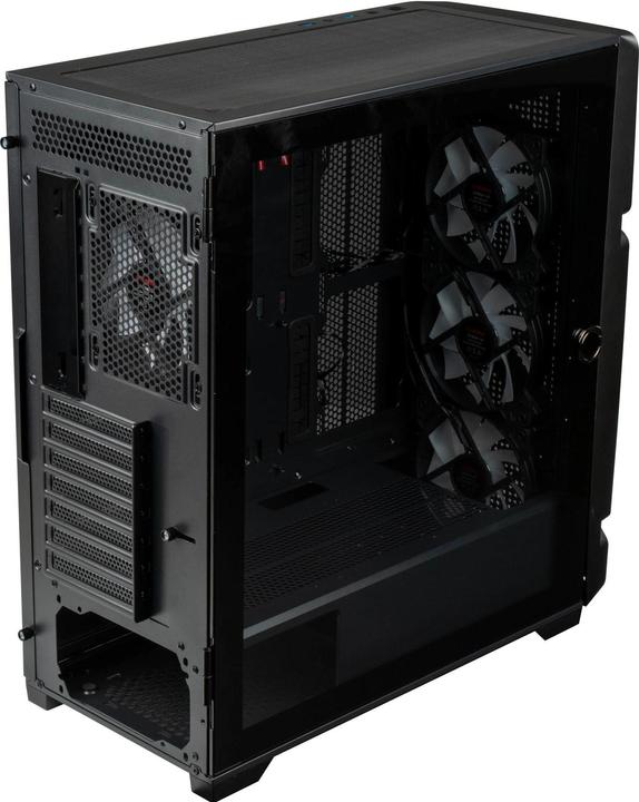 Actual product image Enermax MarbleShell MS31 ARGB (black, tempered glass) (Mini-ITX, mATX, ATX)