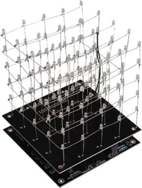 Image du produit Whadda WSL8018W Kit LED Cube 3D 5 x 5 x 5 (LED blanche)