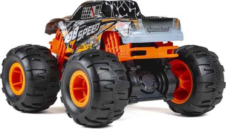 Actual product image Tec-Toy Monster Truck Speed Monster Gyro & Sound, Orange, 1:12