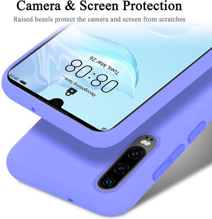 Actual product image Cadorabo TPU Liquid Silicone Case Cover (Huawei P30)