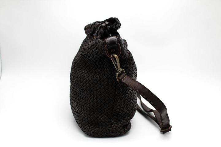 Produktbild Only-Bags.Store Tasche aus gewebtem Leder, Umhängetasche aus weichem Leder, Handtasche aus Leder, Tasche aus