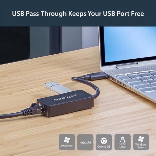 Actual product image StarTech USB to Ethernet Adapter (USB 3.0, RJ45 (1x))