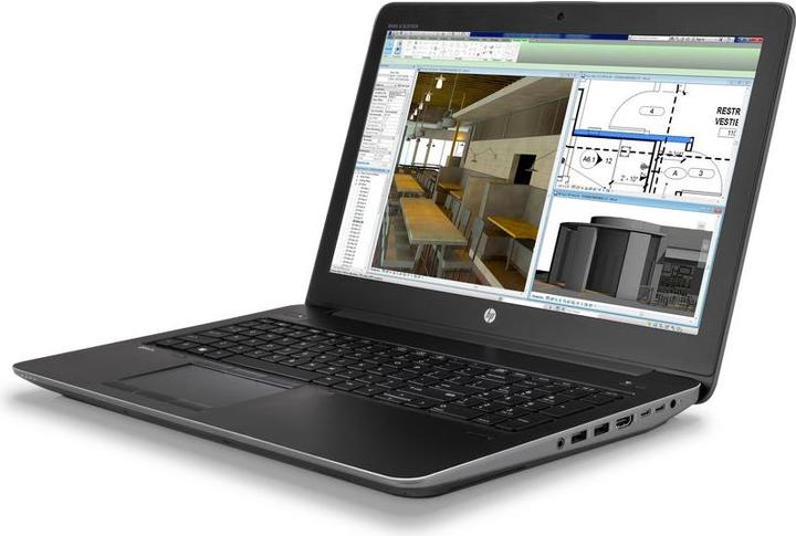 Produktbild HP ZBook 15 G4 (15.60", Intel Core i7-7700HQ, 16 GB, 256 GB, CH)