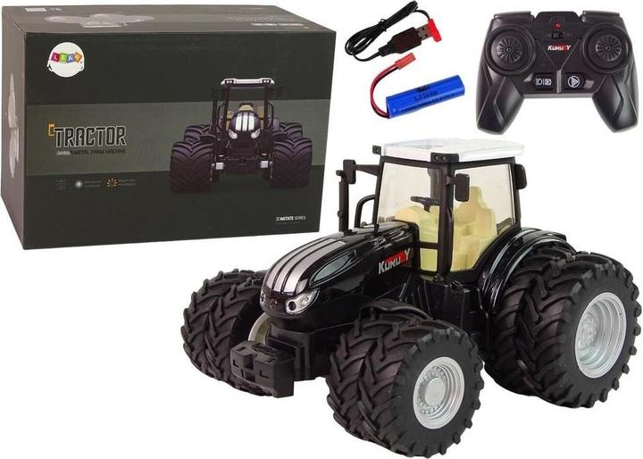 Produktbild Lean Toys Ferngesteuerter Traktor R/C Schwarz 2.4G Metall