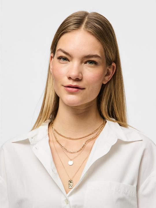 Actual product image Pieces Pcokia Combi Necklace (30% zinc, 70% iron)