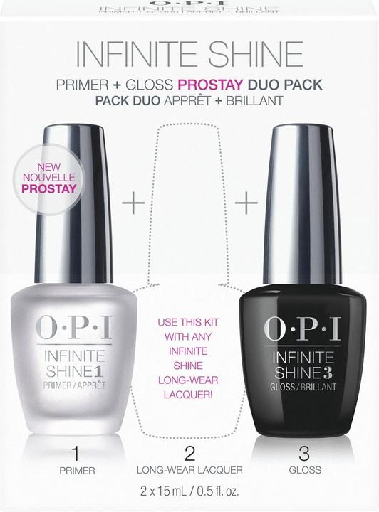 OPI Infinite Shine Duo (Transparent, Base coat, Top coat)