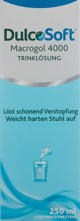 Produktbild DulcoSoft Macrogol 4000 Trinklösung 250 ml (1 Stück, 250 ml, 326 g)