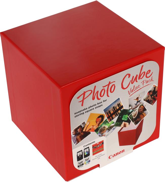 Produktbild Canon PG-560 / CL-561 Photo Cube Value Pack PP-201 13x13 cm 40 Bl (CMYK)