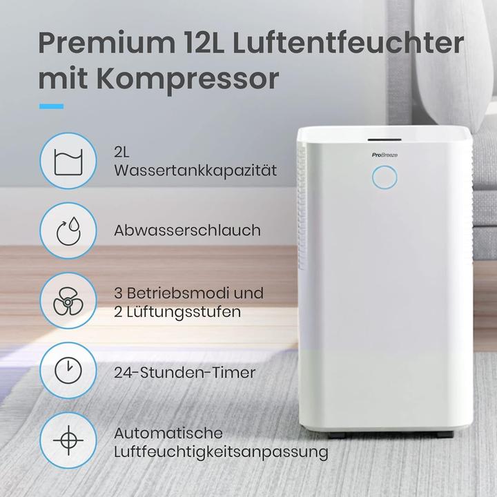 Image du produit Breeze Déshumidificateur d'air (288.00 l/24h)
