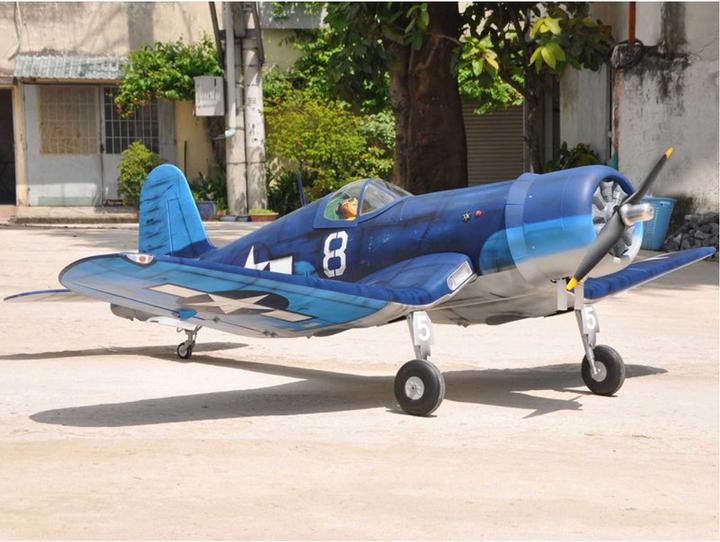 Image du produit Black Horse f-4u corsair 2,28m warbird arf avec train d'atterrissage rétractable (Oiseau de guerre)