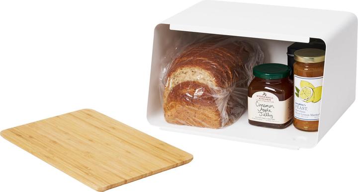 Actual product image Yamazaki Bread bin with removable lid TOWER
