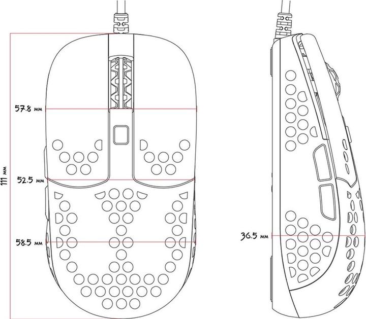 Actual product image CHERRY xtrfy MZ1 (Cable)