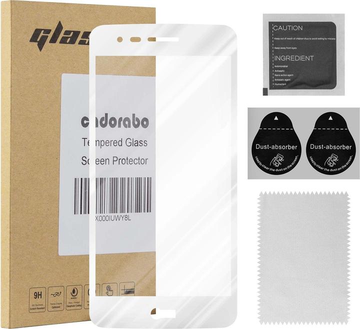 Actual product image Cadorabo Full screen display protection glass (1 Piece, LG K8 2017)