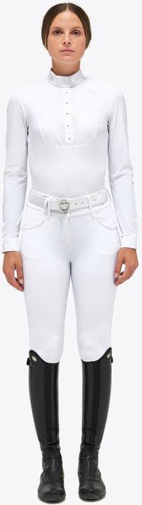 Produktbild Cavalleria Toscana Turniershirt Jersey Button Langarm Damen (M)