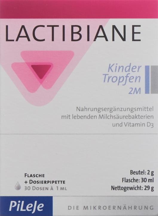 Actual product image Lactibiane Children 2M drops (1 Piece, Droplet, 103 g)