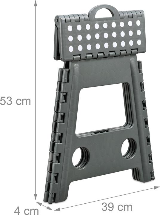 Image du produit Relaxdays Tabouret pliable XL, transportable