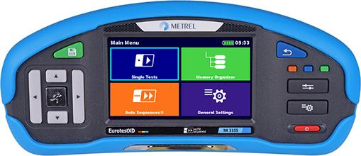 Actual product image Metrel MI 3155 IND Mains analyser
