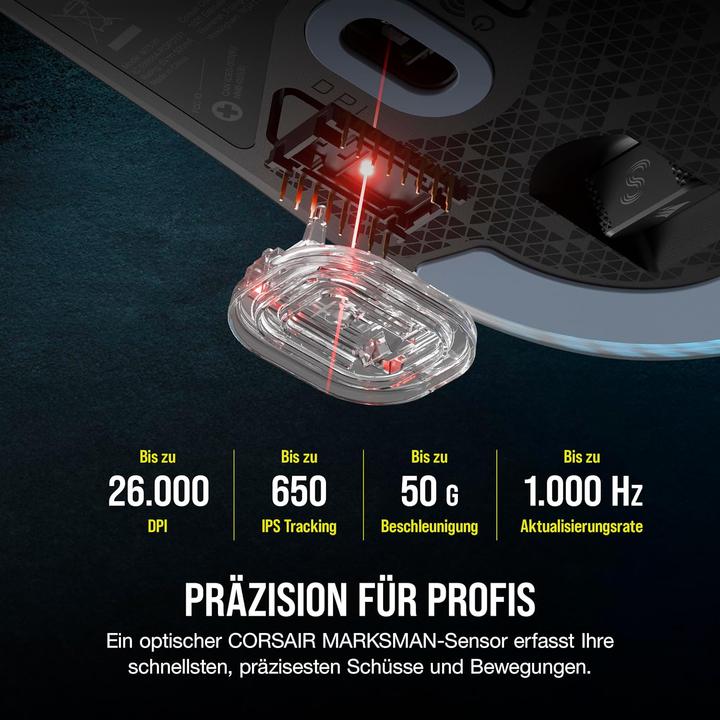 Immagine prodotto Corsair M75 (Senza fili, Cablato)