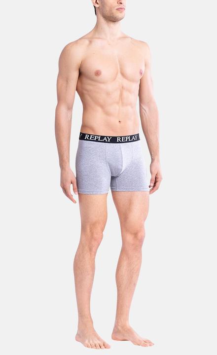 Produktbild Replay Trunk BOXER Style 01/C Basic Cuff Logo im 3er Pack (L, 3er Pack)
