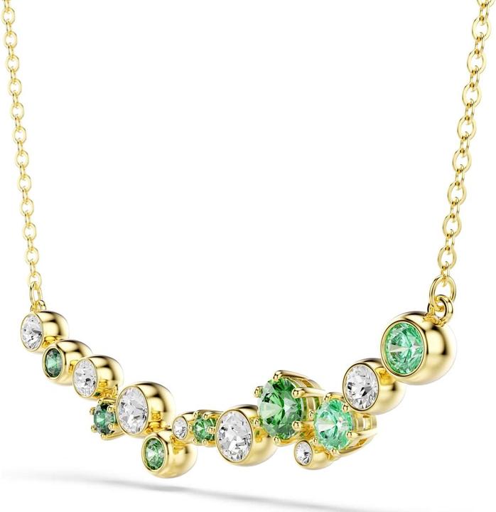 Produktbild Swarovski Constella Halskette Verschiedene Schliffe Grün Goldlegierungsschicht (Swarovski Metall)