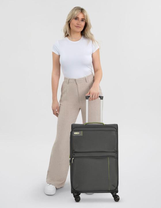 Actual product image D&N Travel Line 6700 2-wheel trolley 60 cm (44 l, M (50 - 90l))