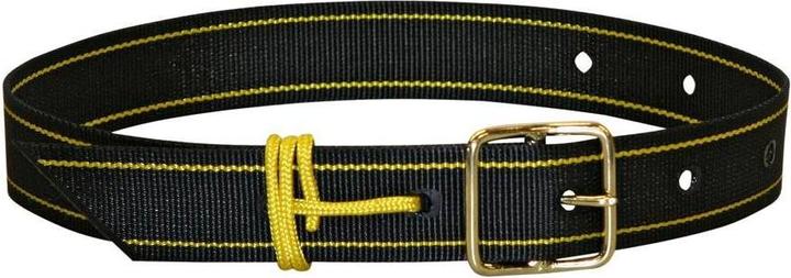 Kerbl Klokband PE, 1 spike, met koord, zwart/geel 30mmx85cm