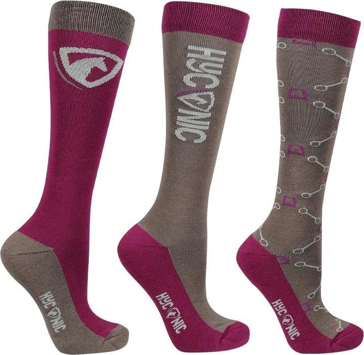 Actual product image Hyconic Unisex Adult Patterned Socks (Pack of 3) (pack of 3, 37 - 42)