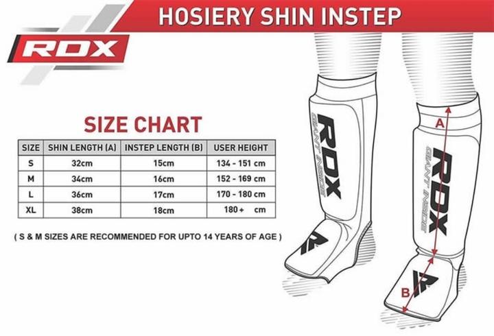 Produktbild Rdx Hosiery Shin Instep Foam Black Gold (L)