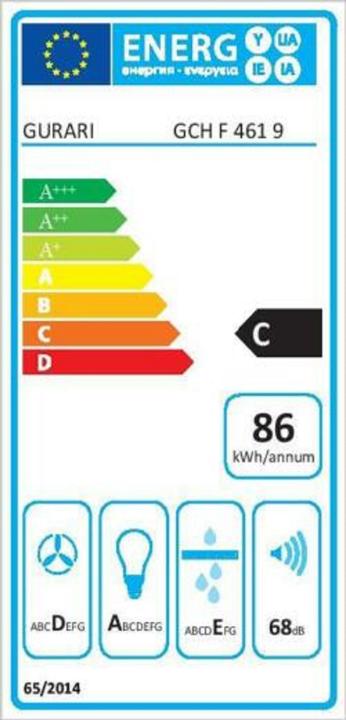 Energy Label Gurari GCH F 461 BL 9