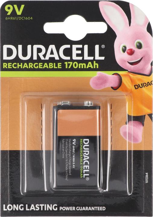 Duracell Recharge Ultra (1 pcs., 9V Block, 170 mAh)