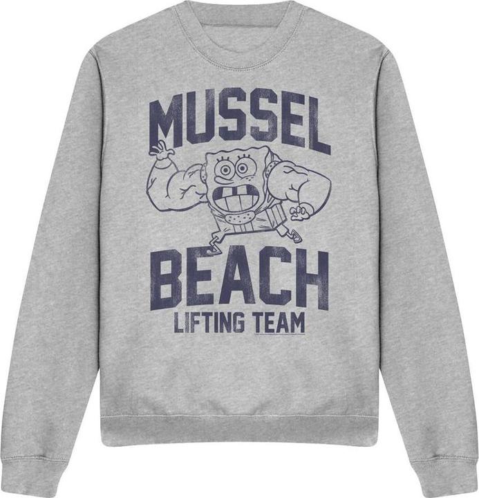 Produktbild Spongebob Squarepants Mussle Beach Lifting Team Sweatshirt (L)