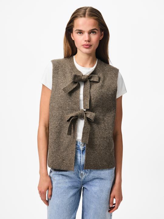 Actual product image Pieces Pcsilly Sl Rev Tie Vest Knit Noos Bc (XL)