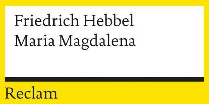 Produktbild Maria Magdalena (Deutsch, Friedrich Hebbel, 1986)