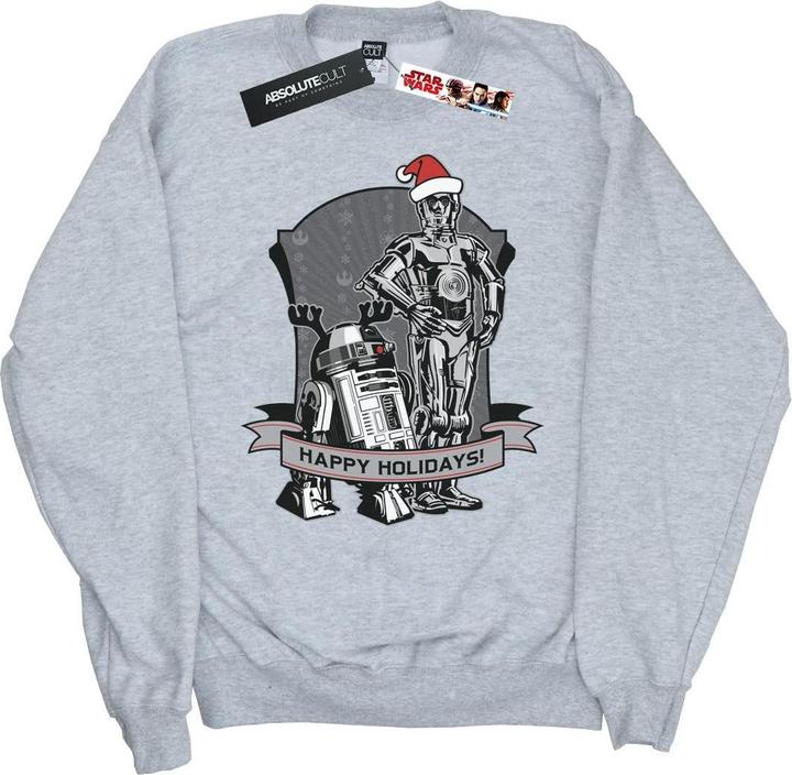 Produktbild Star Wars C3PO And R2D2 Christmas Holidays Sweatshirt (L)