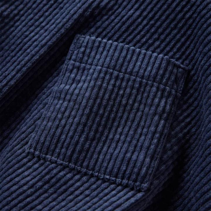 Immagine prodotto VidaXL Gonna per bambini con tasche in velluto a coste blu navy 92,Materiale: 100 (92)