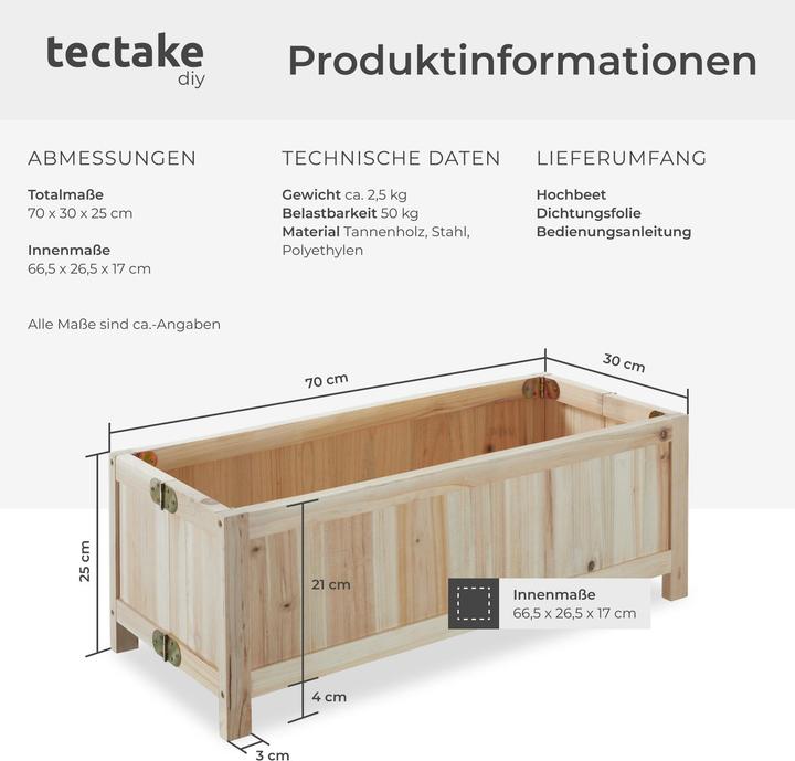 Actual product image tectake Blomster