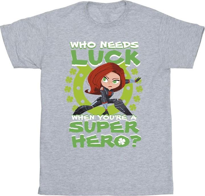 St Patrick's Day Black Widow Luck TShirt (4XL)