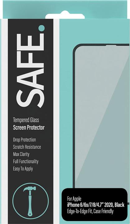 Image du produit Safe. Protection d'écran Case Friendly iPhone 6/6s/7/8/SE (2020/2022) (1 pièce(s), Apple iPhone 6s, Apple iPhone 7, Apple iPhone 6, Apple iPhone 8, Apple iPhone SE (3ème génération), Apple iPhone SE (2ème génération))
