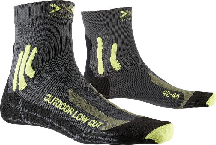 X-Socks Men Trek Outdoor low cut anthracite/lime (42 - 44)