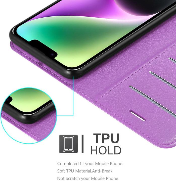 Image du produit Cadorabo Étui de style book stand pour Apple iPhone 14 (Apple iPhone 14)