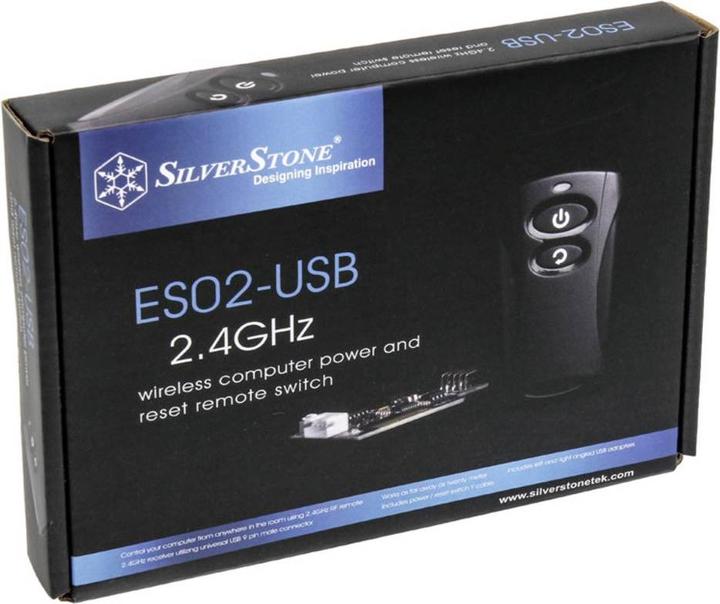 Produktbild Silverstone SST SST-ES02-USB (Gerätespezifische Fernbedienung, Radio Frequency (RF))