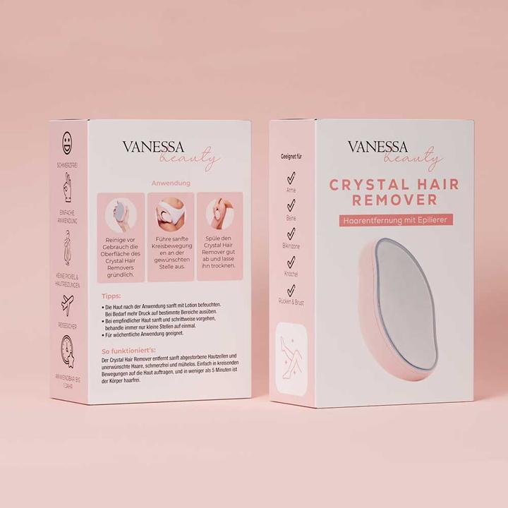 Actual product image Vanessa Beauty Epilator Crystal Hair Remover Pink