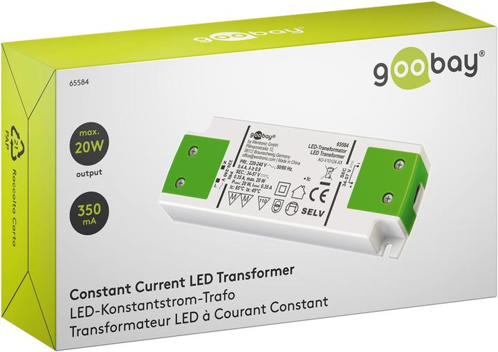 Image du produit Goobay Transformateur LED à courant constant, 20 W