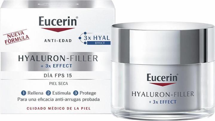 Actual product image Eucerin Hyaluron Filler Day Care for Dry Skin Lsf15 (50 ml) (50 ml, Day cream, SPF 15)