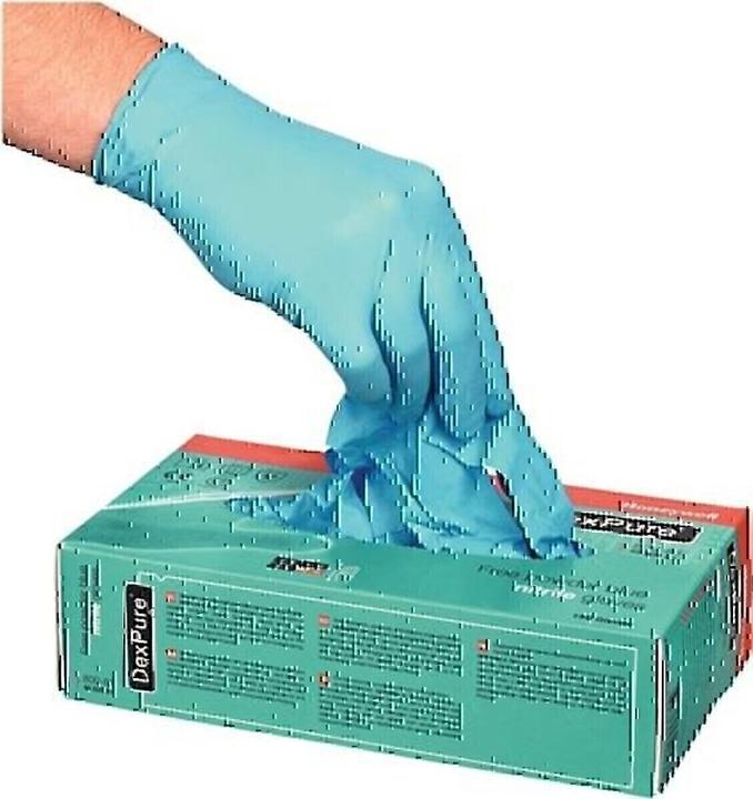 Image du produit Honeywell Gants jetables Dexpure 800-81 Taille XL Bleu Nitrile EN 374-2 EPI Catégorie III (XL)