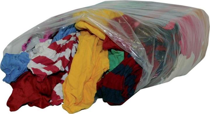 Image du produit Dönges Chiffons de nettoyage pour tricots multicolores, pur coton, paquet de 10 kg
